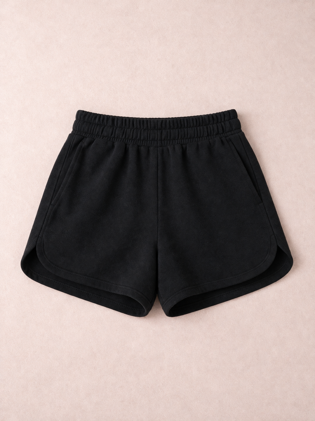 Fleece Black Shorts (Case Pack: 2S,2M,2L)