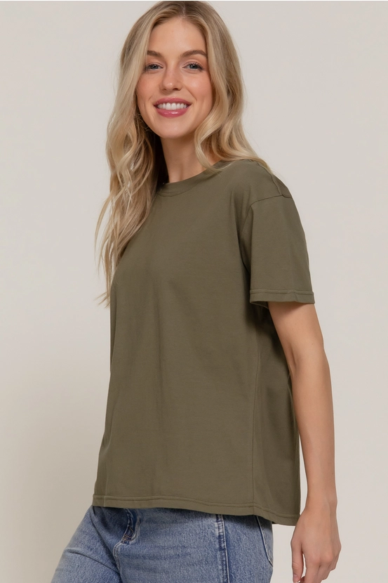 The Classic Round Neck Tee- Olive (Case Pack: 2S,2M,2L)