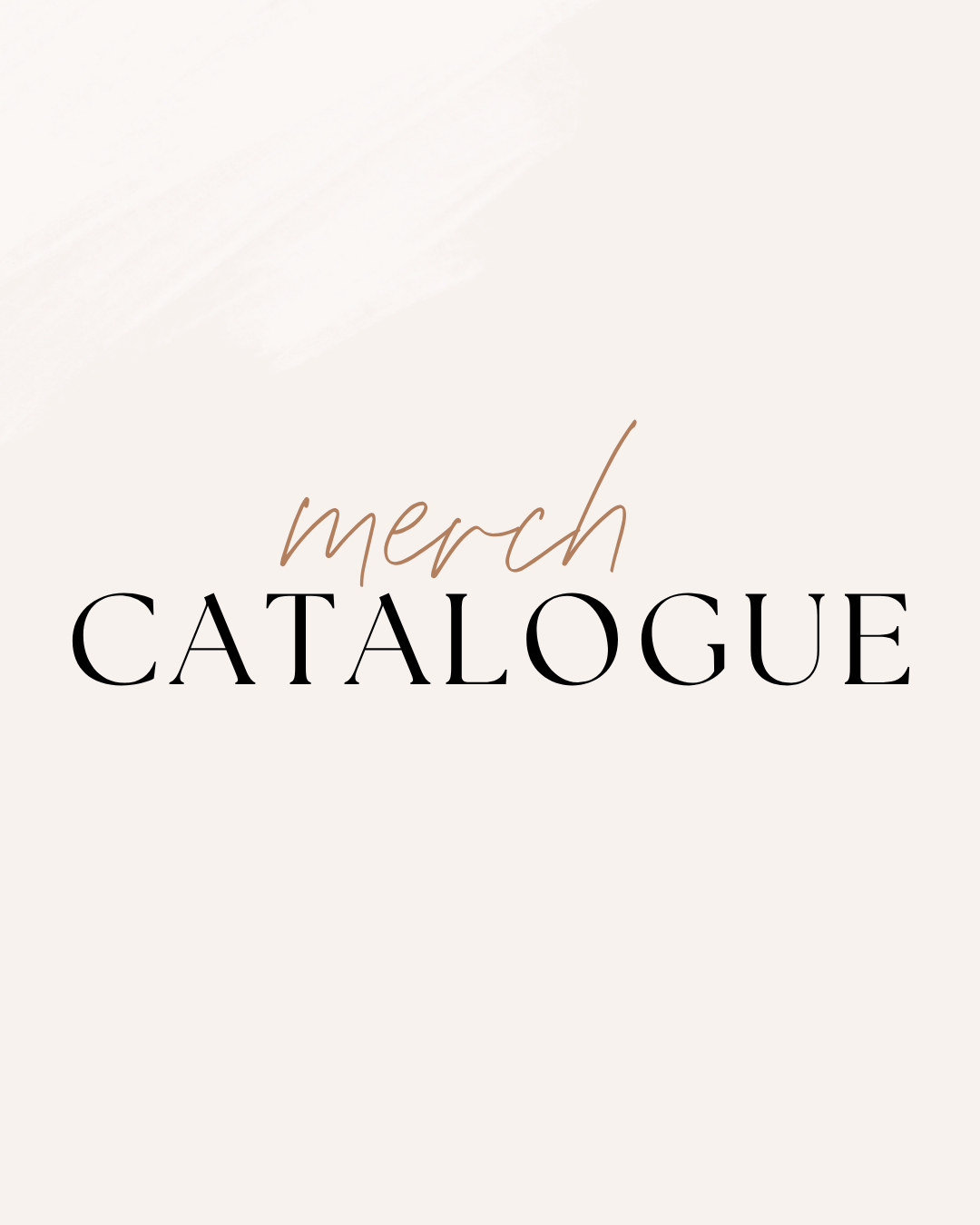 Business Merch Catalogue