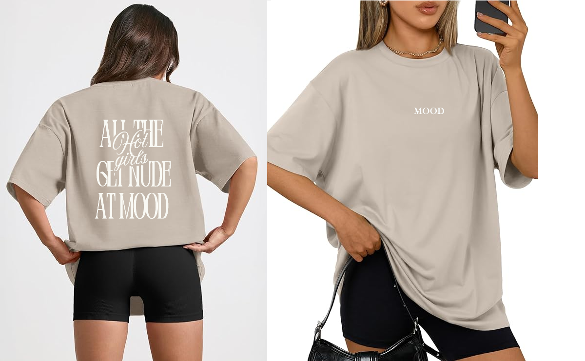 MOOD Oversized Signature Tee