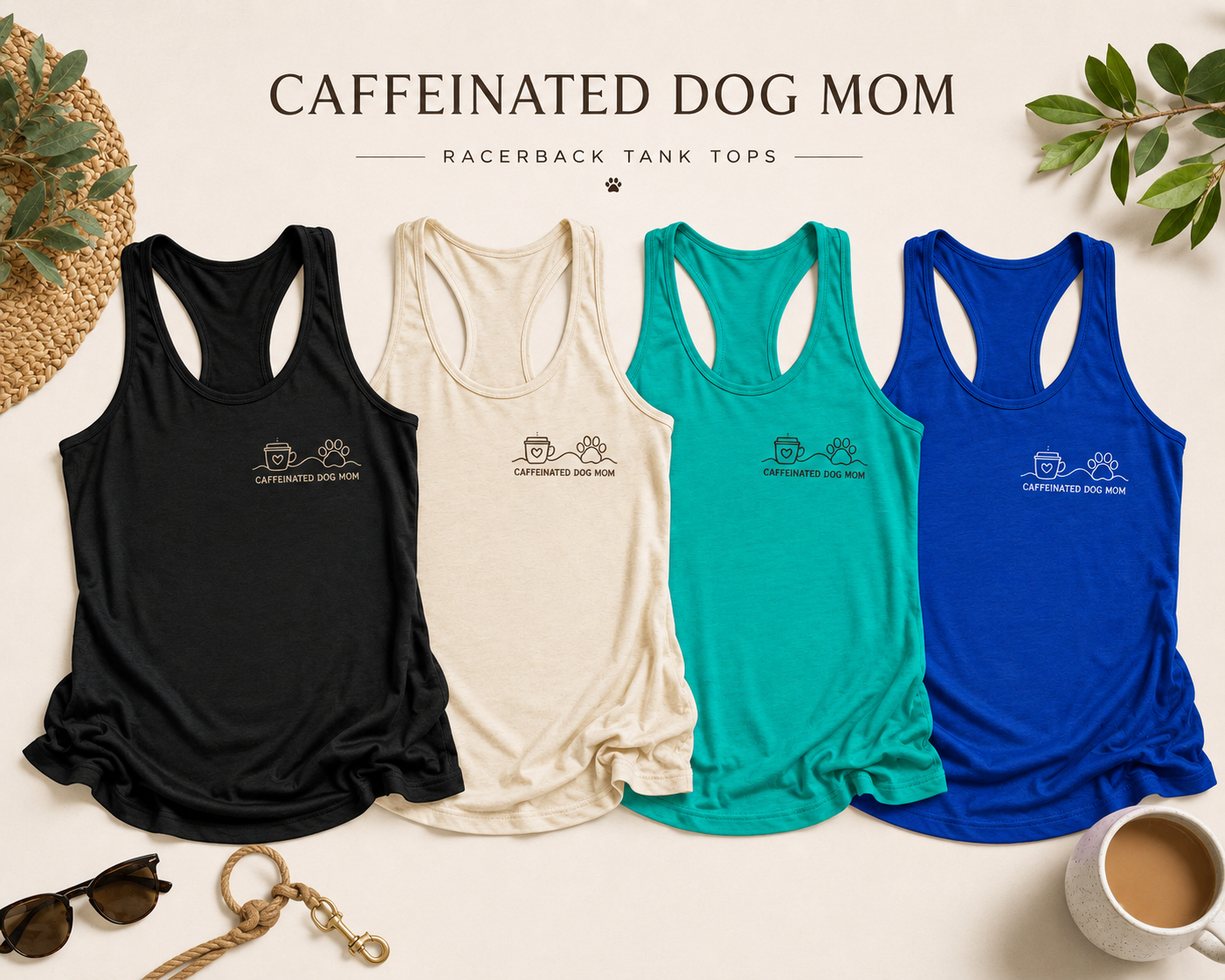 Coffee & Biscotti Racerback Tanktop