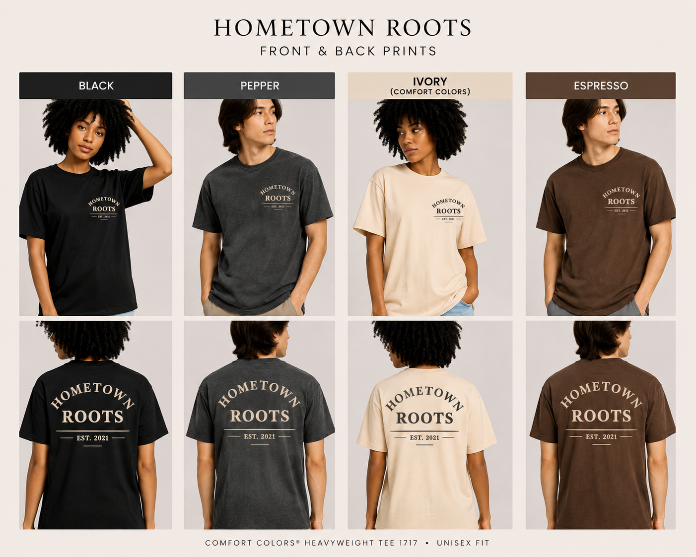 Hometown Roots — Comfort Colors® Graphic Tee