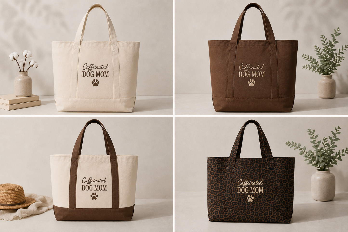 Coffee & Biscotti Tote Bags