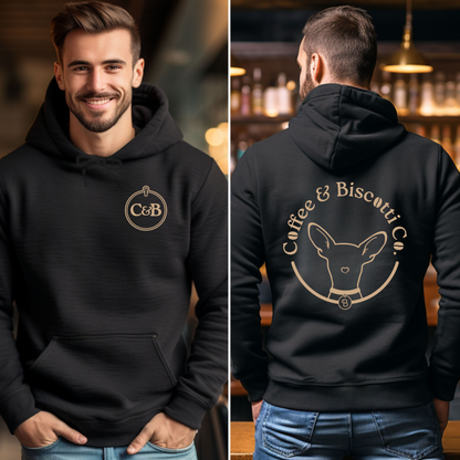 Coffee & Biscotti Co. Hoodie – Brown or Black