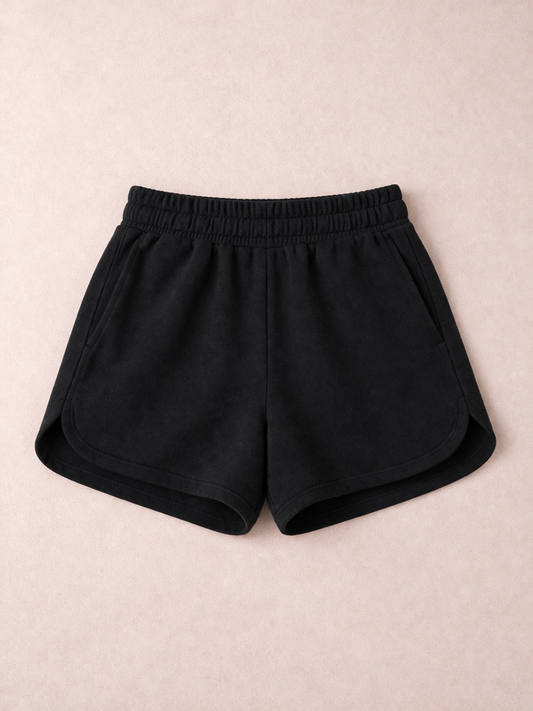 Fleece Black Shorts (Case Pack: 2S,2M,2L)