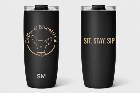 Coffee & Biscotti Co 20 oz Simple Modern Tumbler