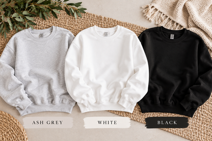 Adult pullovers in Ash Grey, White, and Black